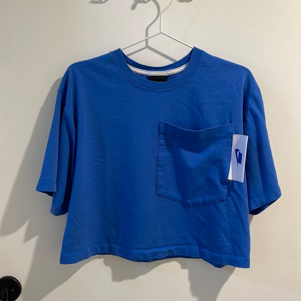Nike Blue Medium Crop Top